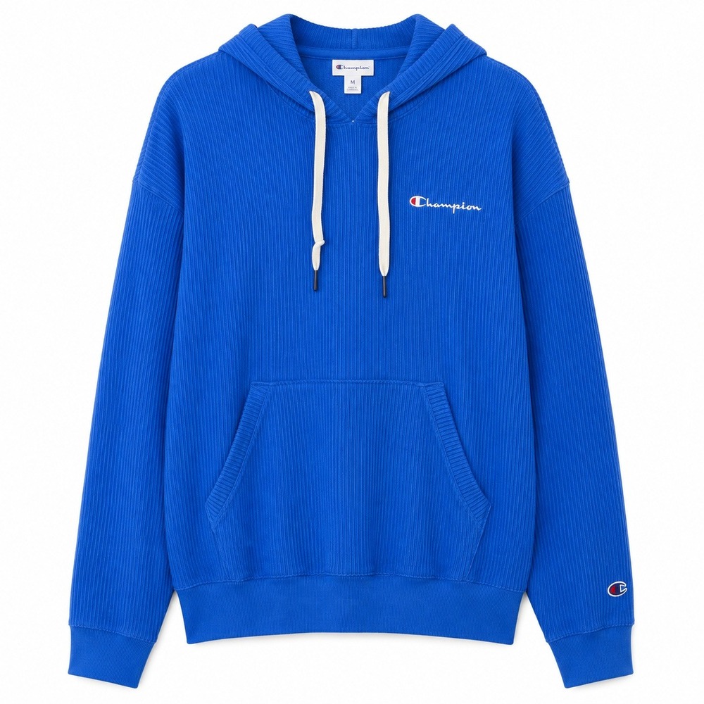 NWT Champion Blokecore Corduroy Hoodie Women Small Y2K Streetcore Varsity